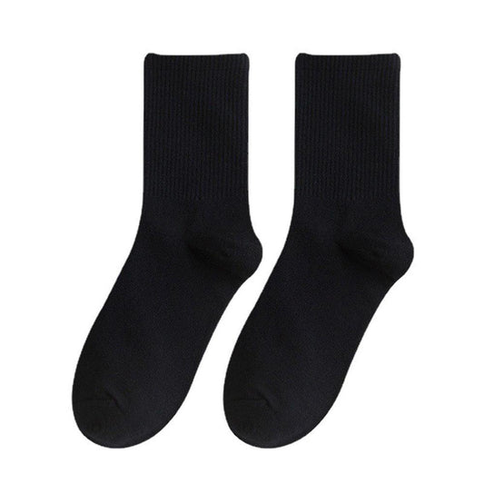 Custom Logo Black Crew Socks - 10 Pairs per Bag - Comfortable, Breathable, and Durable for Team Uniforms - Brand Workwear