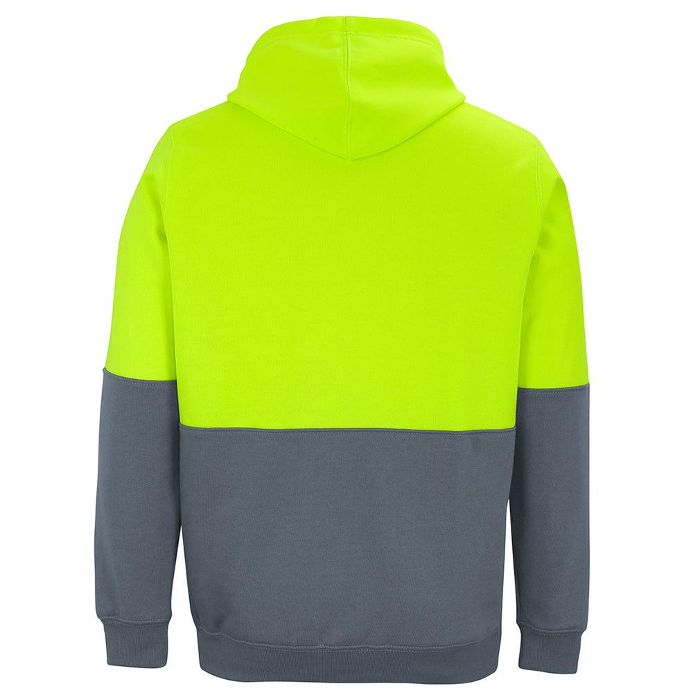 JB's Hi-Vis Pullover Hoodie - Classic Fit, Durable Fleece with UPF 50+ Protection 6HVPH - Brand Workwear