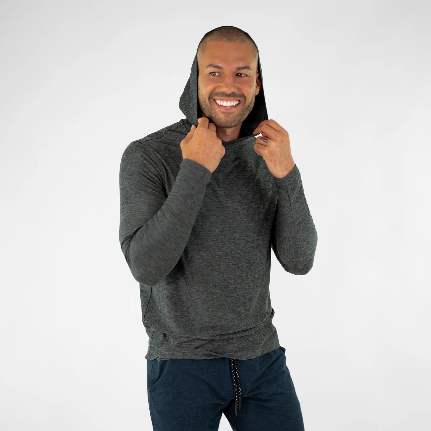 Tech Hoodie - 4-Way Stretch, Antimicrobial, Moisture-Wicking, Tag-less Comfort - Brand Workwear