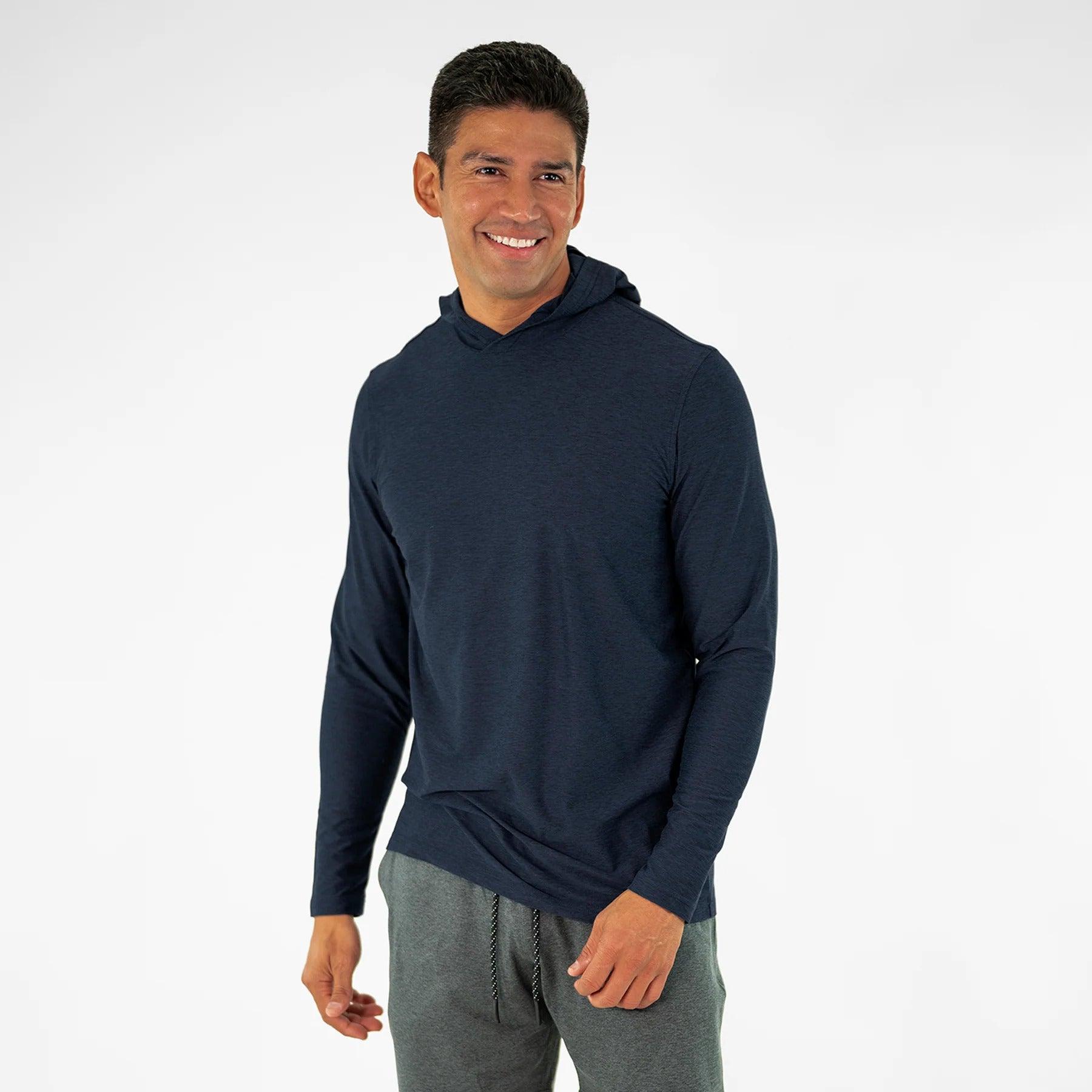 Tech Hoodie - 4-Way Stretch, Antimicrobial, Moisture-Wicking, Tag-less Comfort - Brand Workwear